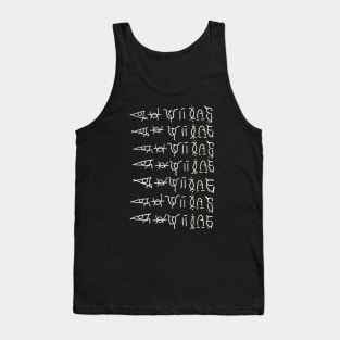 Shazam- 7 runes repeated 7 times Tank Top